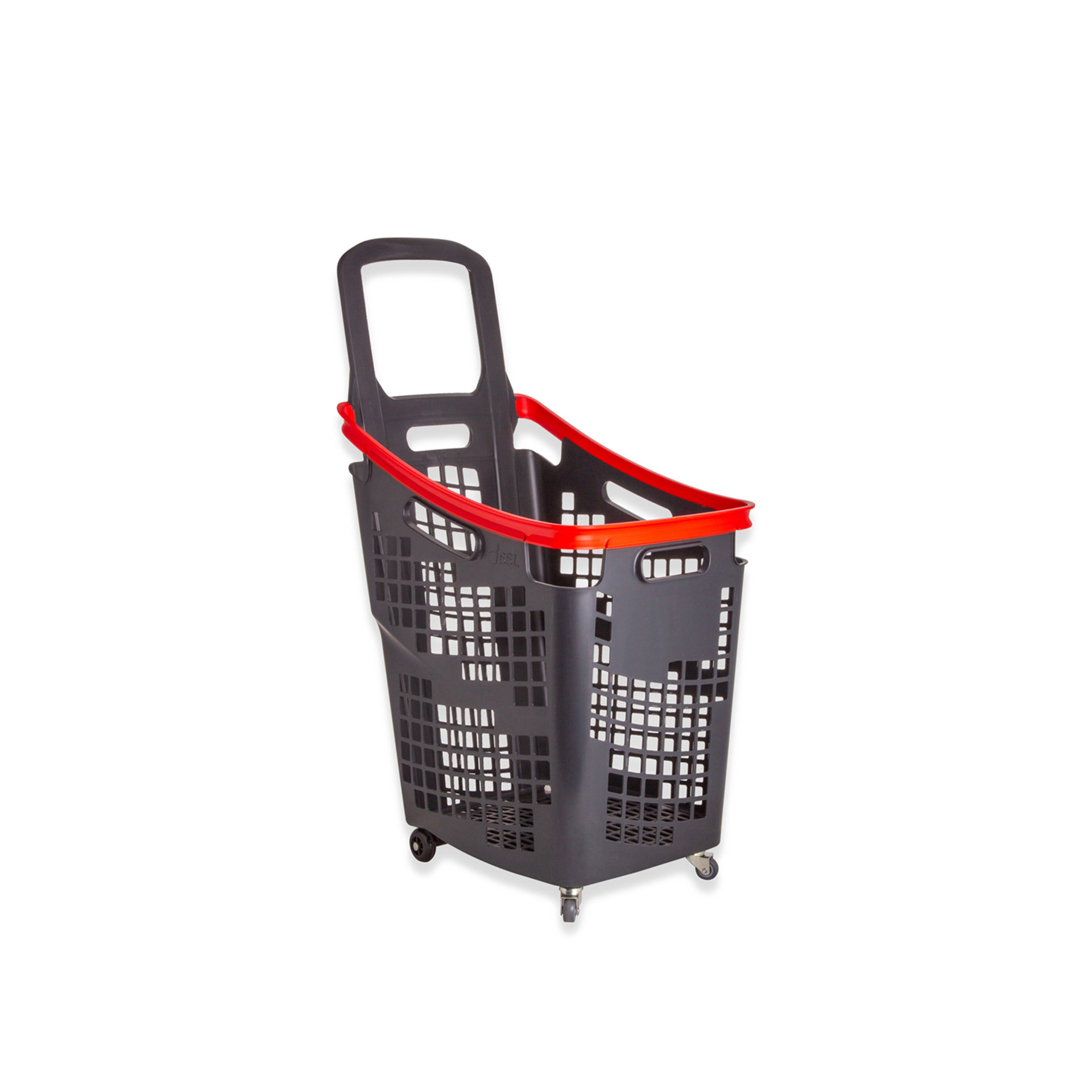 Cesto Compras com 4 Rodas Aro 65l 39X54X87.5cm