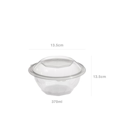 Saladeira Take Away 370ml 13.5X13.5X5.9cm Pack 52