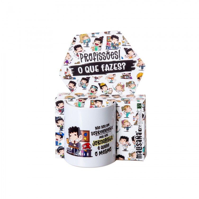 Caneca Profisses "O Jornalista" 360ml