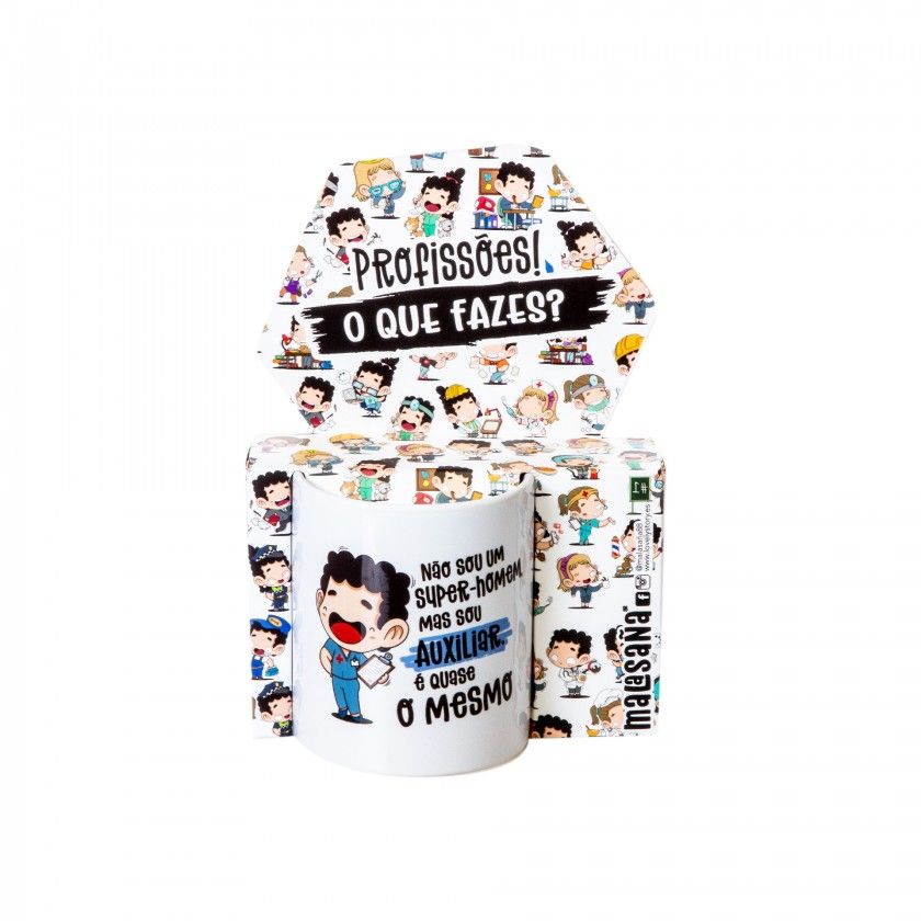 Caneca Profisses "O Auxiliar" 360ml