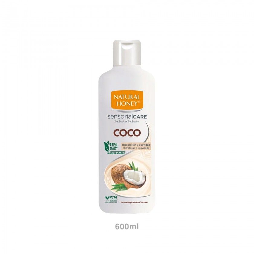 Gel Banho Natural Honey Coco 600ml Gel Banho Natural Honey Coco 600ml