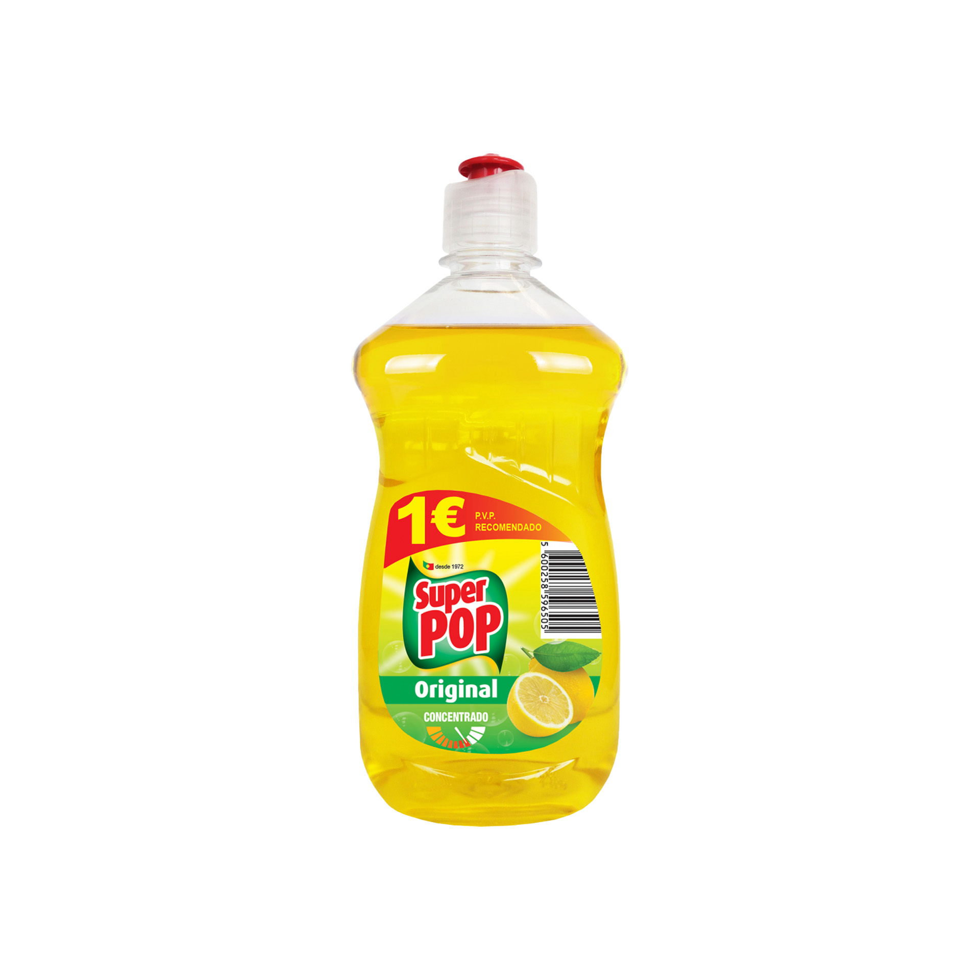 Detergente Loiça Super Pop Original Limão 460ml