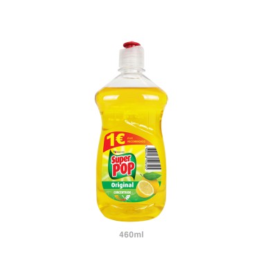 Detergente Loiça Super Pop Original Limão 460ml