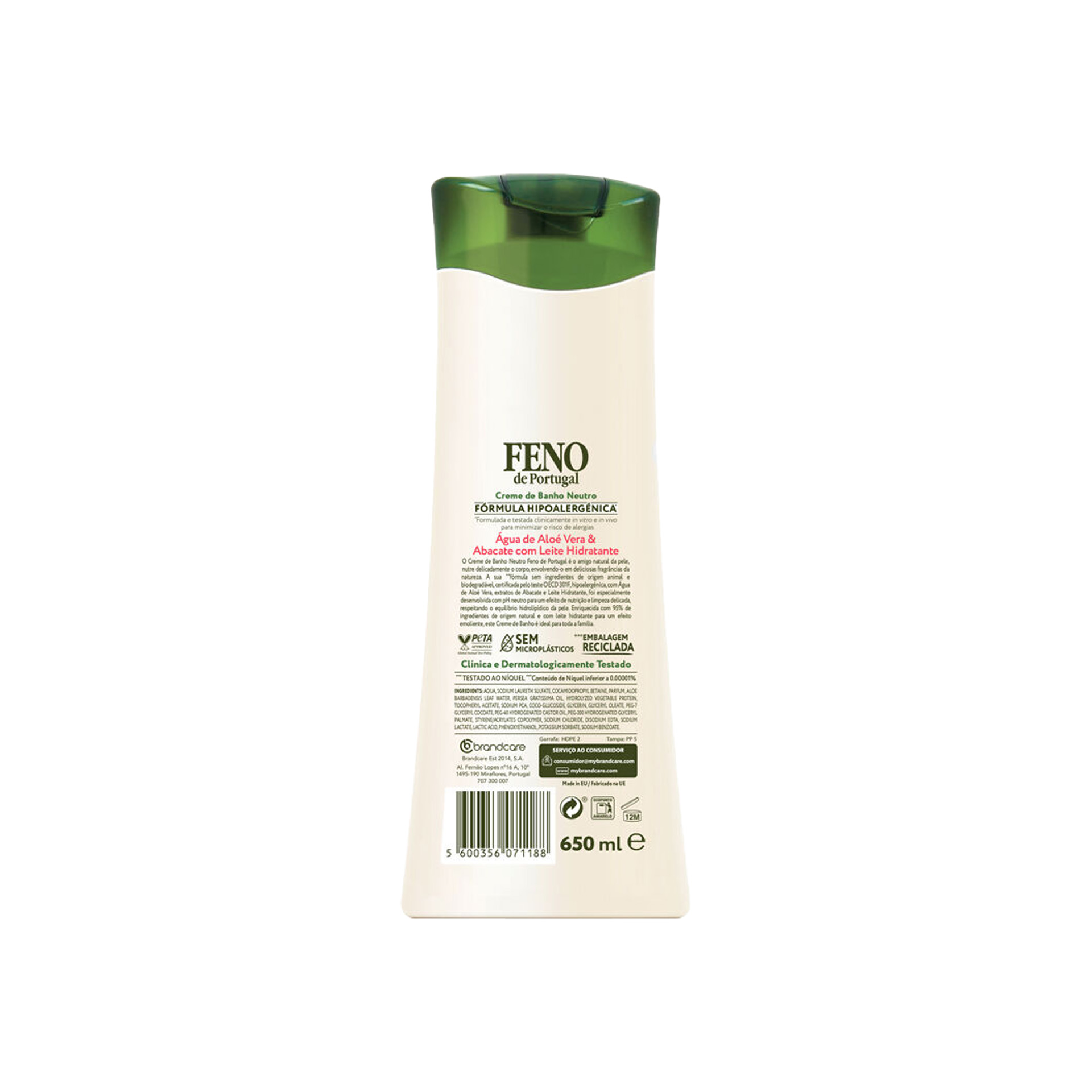 Gel Banho Feno Aloe Vera / Abacate 650ml