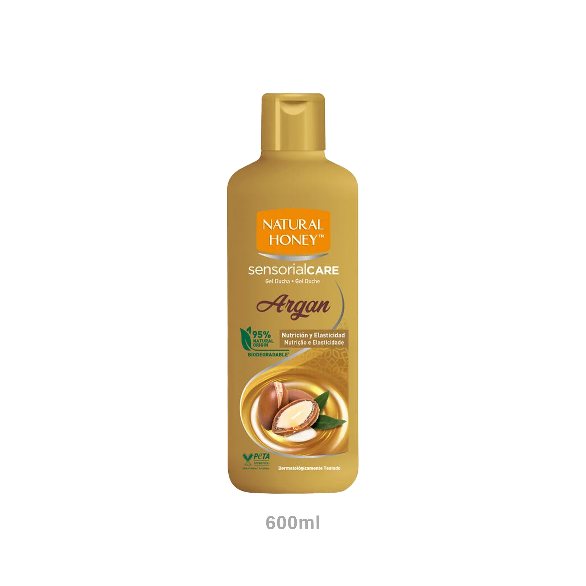 Gel Banho Natural Honey Argan 600ml