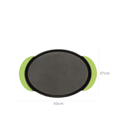Grelhador Oval Indução 43X27cm