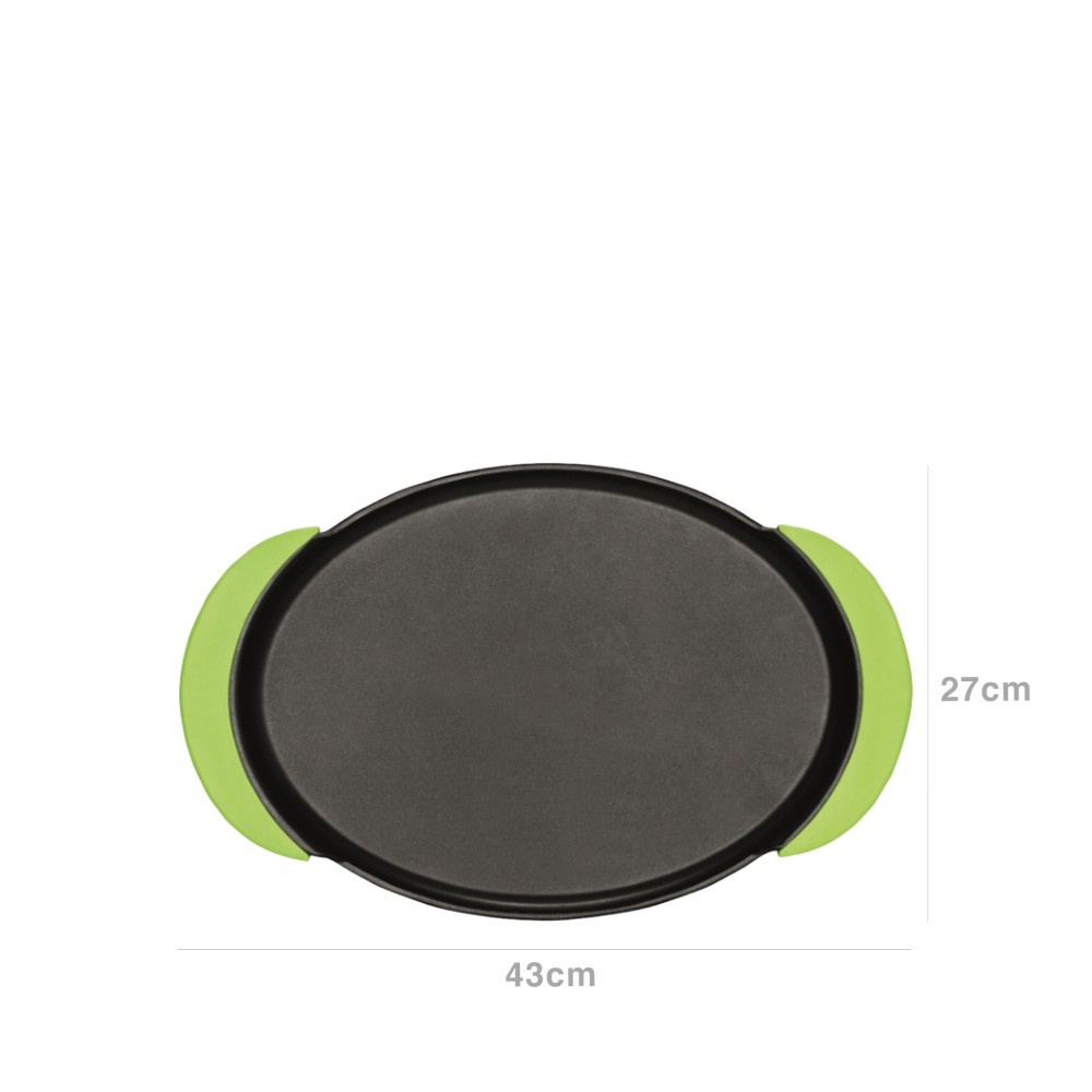 Grelhador Oval Indução 43X27cm