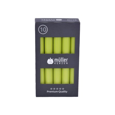 Vela Castiçal 16cm Pack 10 Verde