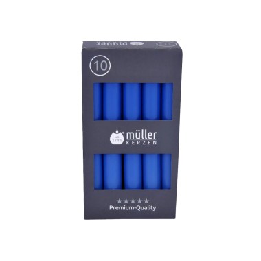 Vela Castiçal 16cm Pack 10 Azul