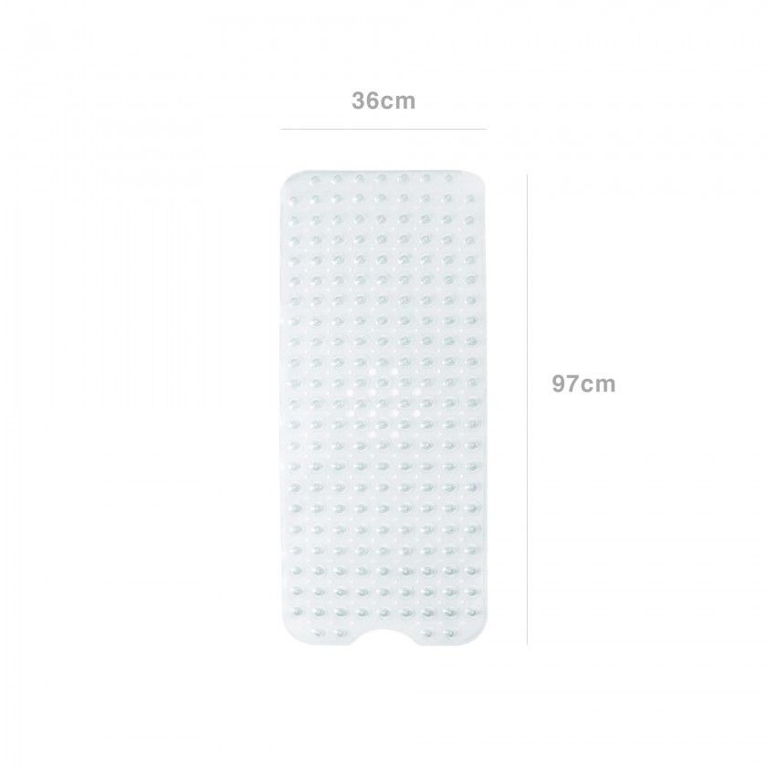 Tapete Banheira Branco 880gr 36X97cm Tapete Banheira Branco 880gr 36X97cm