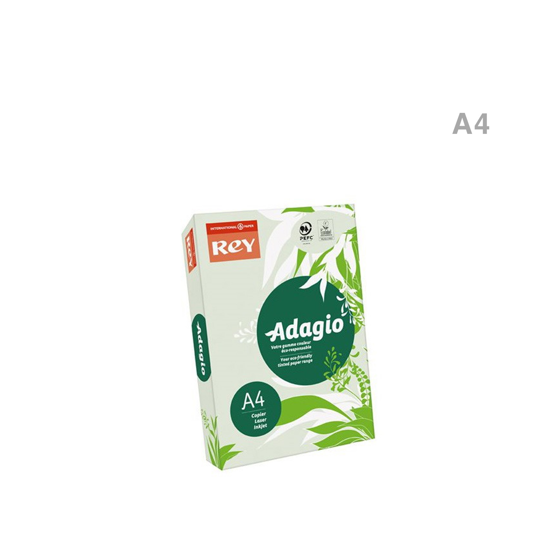 Papel Fotocópia Adagio Suave Verde A4
