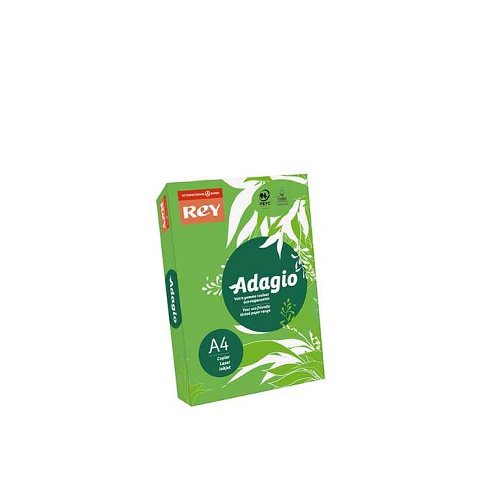 Papel Fotocópia Adagio Verde Intenso A4
