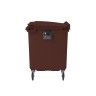 Contentor Carga Traseira 4 Rodas 1100l Castanho Contentor Carga Traseira 4 Rodas 1100l Castanho