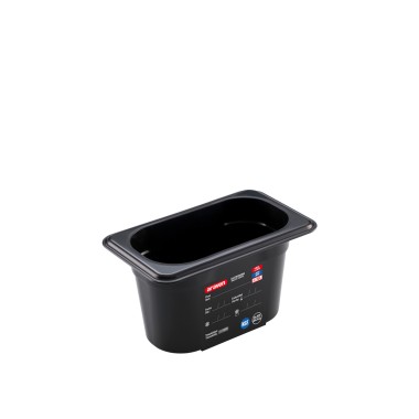 Caixa Abs GN 1/9 NSF Preto 0.9l 17.6X10.8X10cm