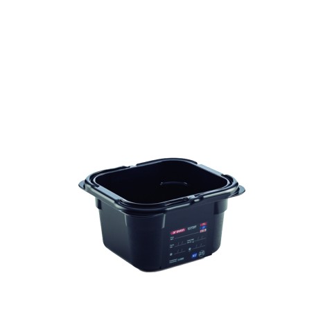 Caixa Abs GN 1/6 NSF Preto 1.5l 17.6X16.2X10cm - Image product