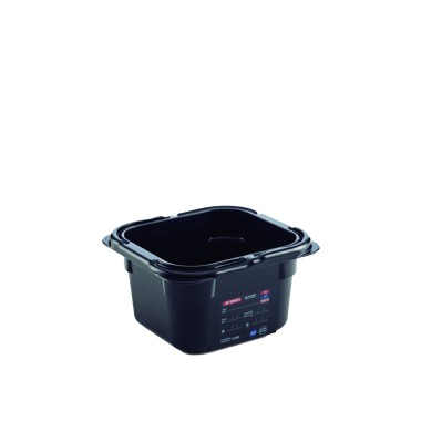 Caixa Abs GN 1/6 NSF Preto 1.5l 17.6X16.2X10cm