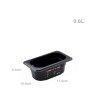 Caixa Abs GN 1/9 NSF Preto 0.6l 17.6X10.8X6.5cm Caixa Abs GN 1/9 NSF Preto 0.6l 17.6X10.8X6.5cm