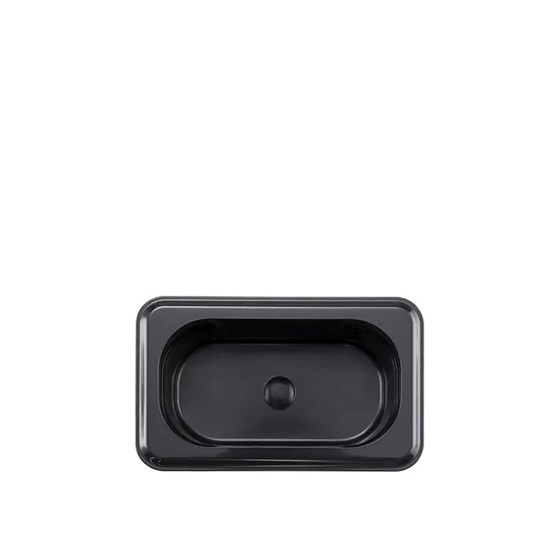 Caixa Abs GN 1/9 NSF Preto 0.9l 17.6X10.8X10cm