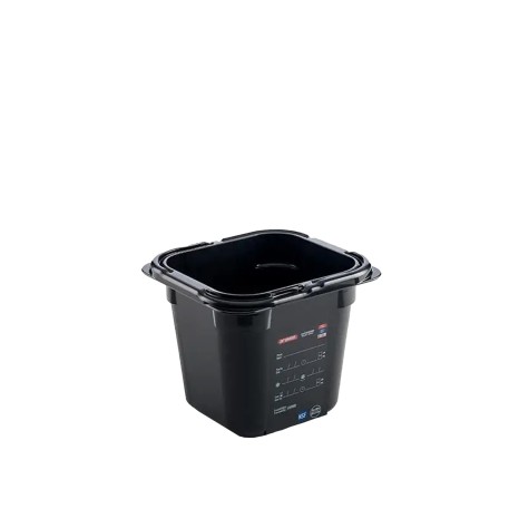 Caixa Abs GN 1/6 NSF Preto 2.15l 17.6X16.2X15cm - Image product