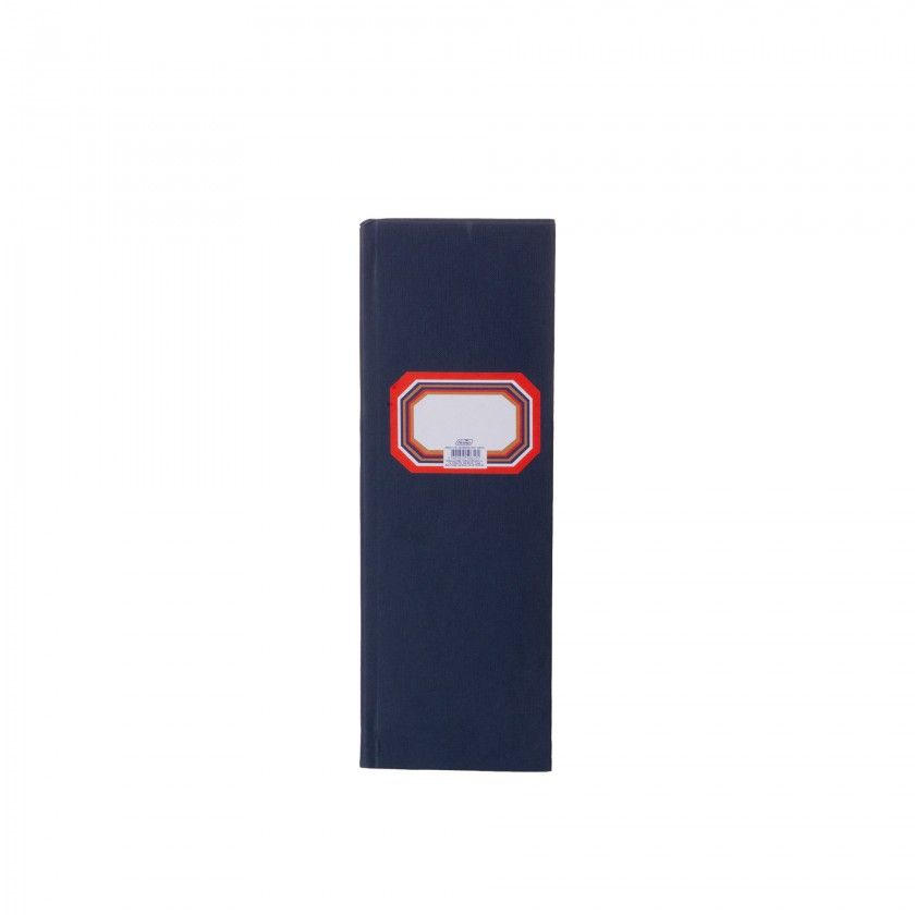 Livro Estreito Lona Pautado 50 Folhas 110x315mm