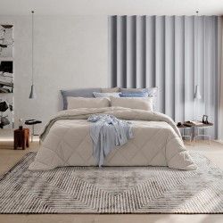 Comforter Yana + 2 Almofadas Taupe 250X270cm