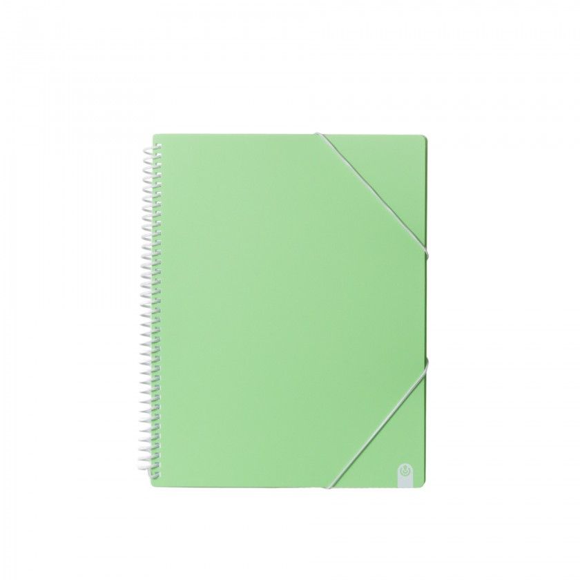 Catlogo Portflio Soft 20 Folhas Verde Pastel