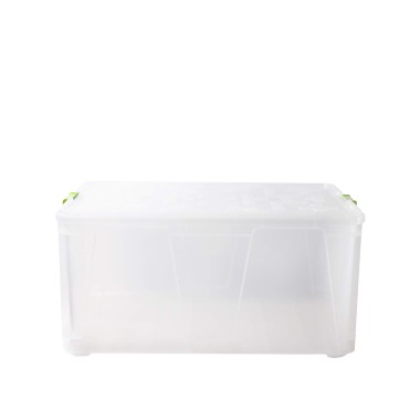 Caixa Arrumos Plástica Retangular Verde 55l 60X40X29cm