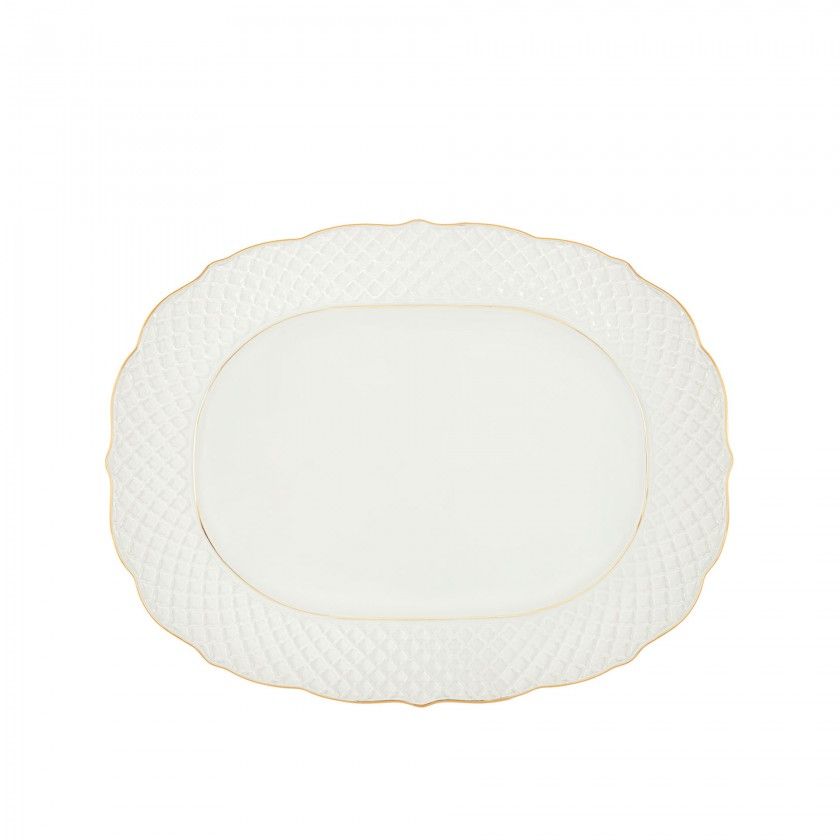 Travessa Empire Gold Oval Travessa Empire Gold Oval