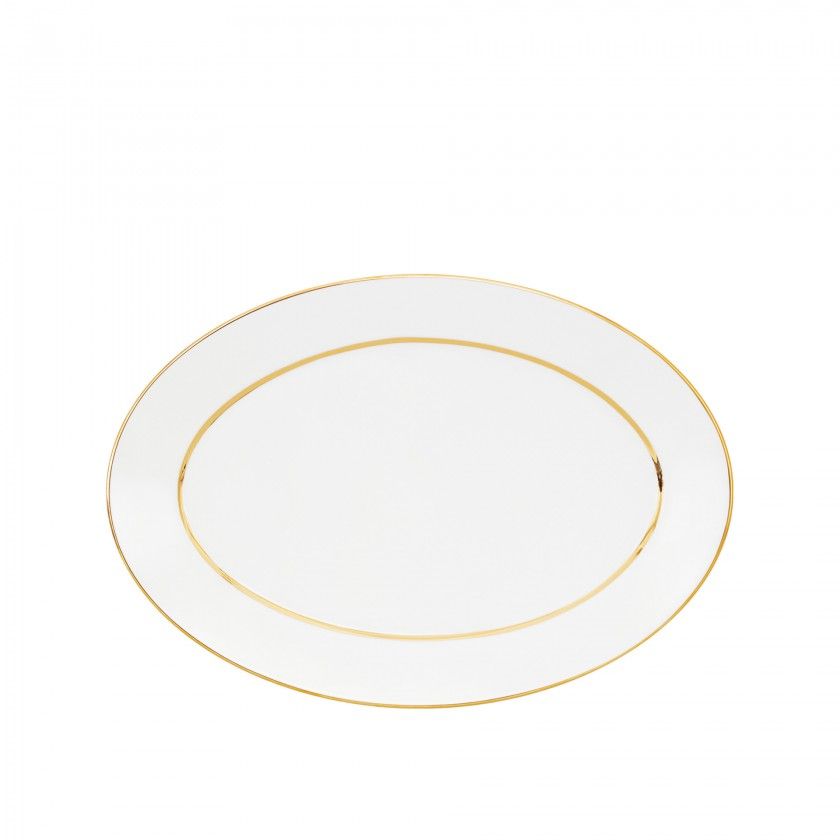 Travessa Premium Gold Myth Oval Travessa Premium Gold Myth Oval