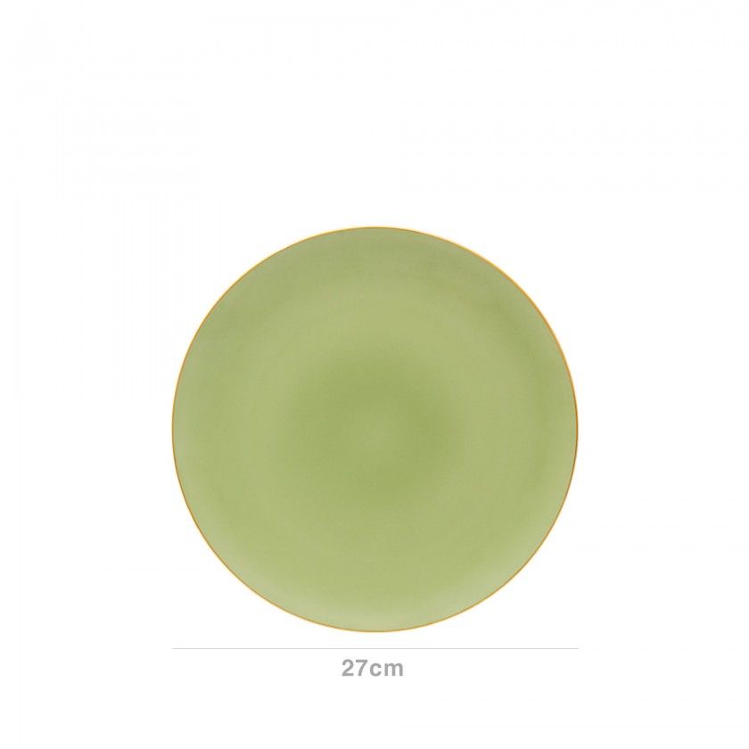 Prato Raso Matcha Peac 27cm Prato Raso Matcha Peac 27cm