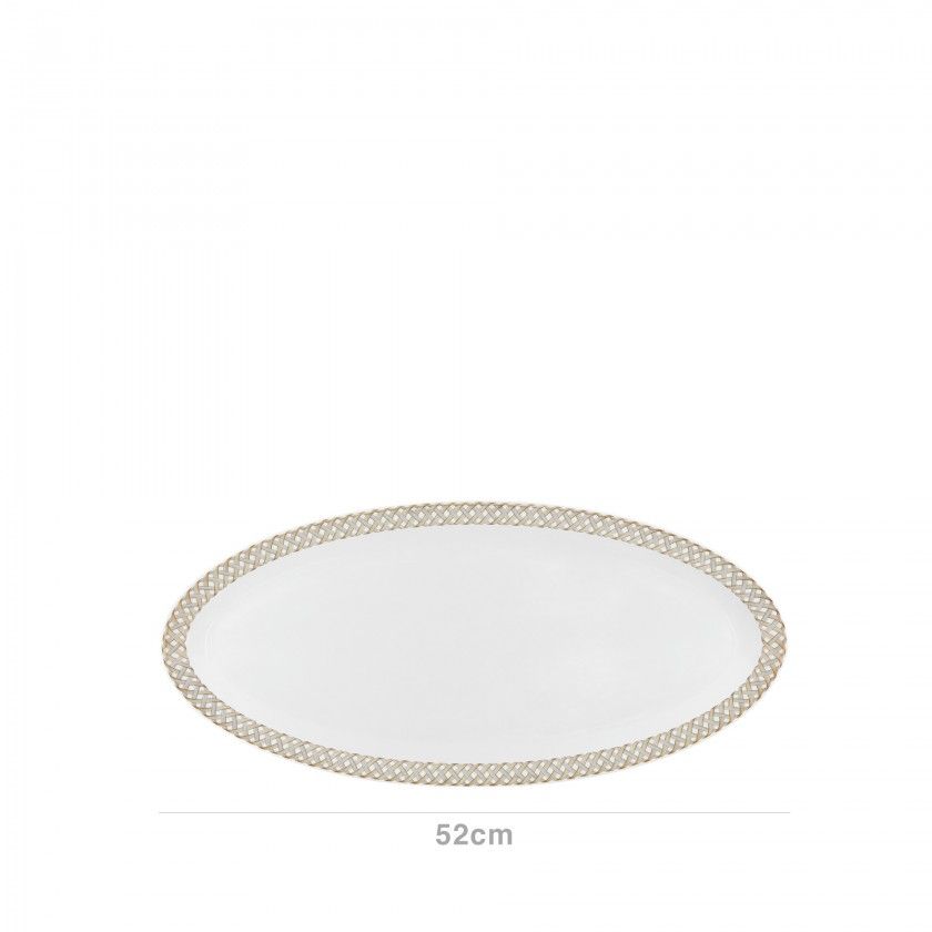Travessa Precious Susi Oval 52cm Travessa Precious Susi Oval 52cm