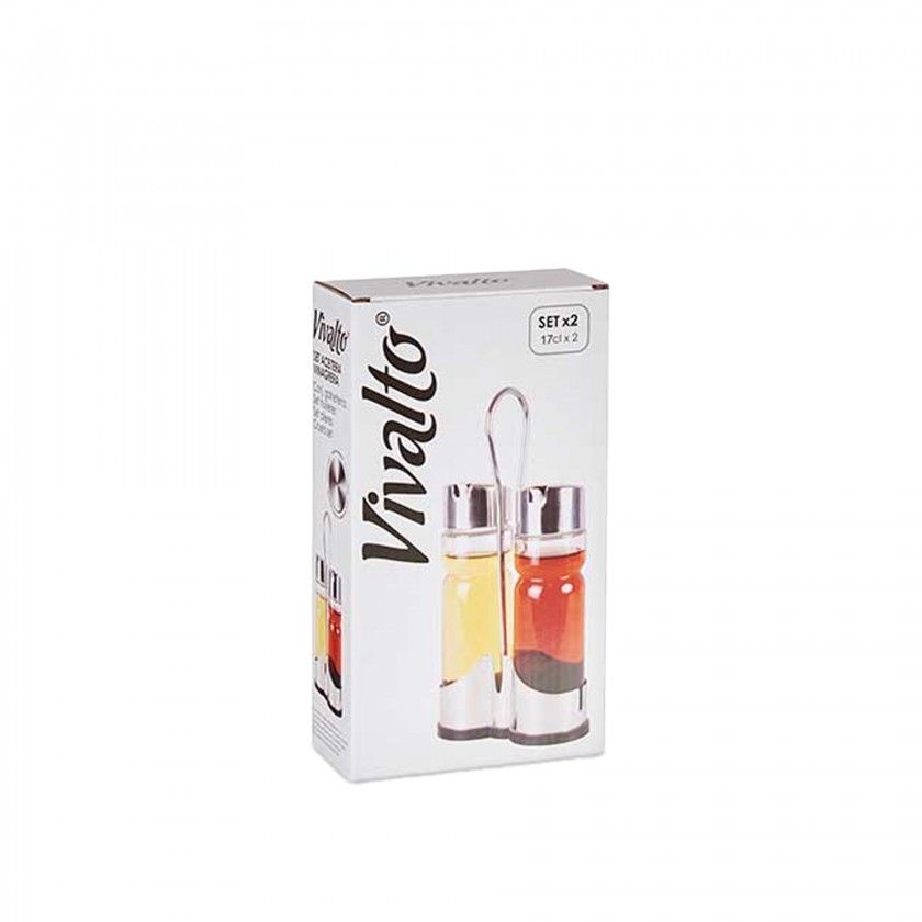 Galheteiro Inox 20.2cm 2 Peças Galheteiro Inox 20.2cm 2 Peças
