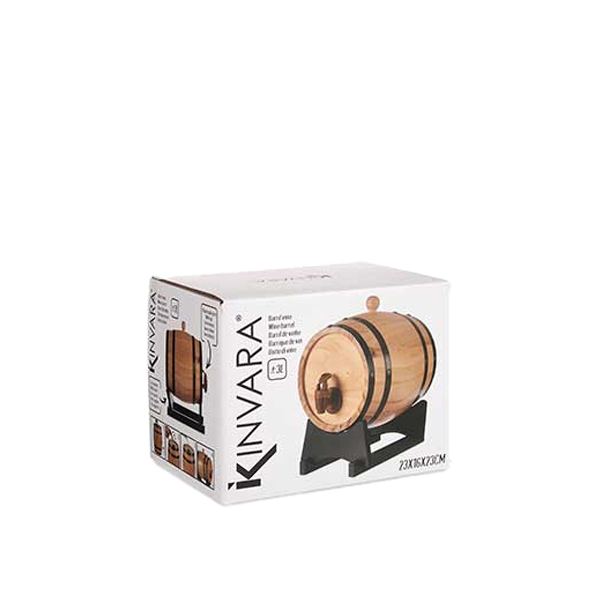 Barril Vinho 3000ml 29.5X21X22.3cm
