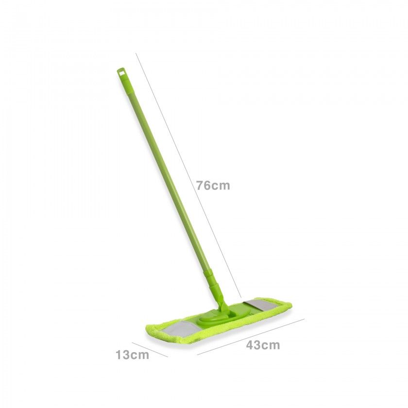 Mopa Microfibra Clean com Cabo 43X13X76cm