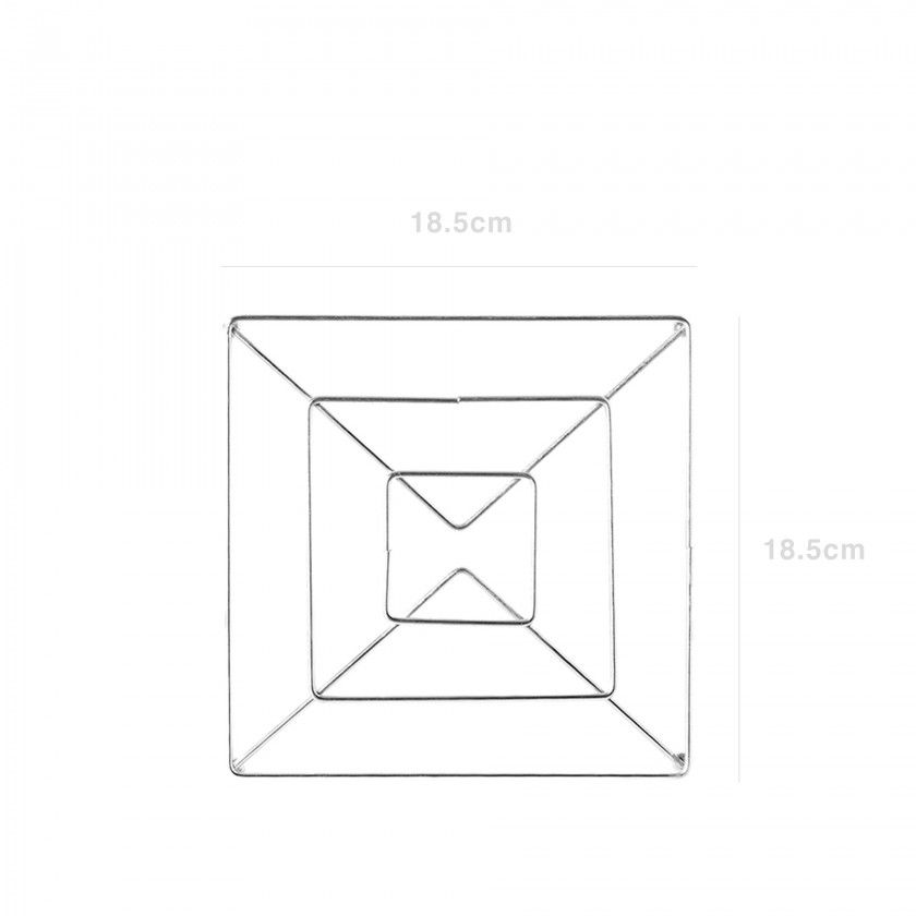 Base para Quentes Metal 18X18cm Base para Quentes Metal 18X18cm
