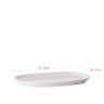 Travessa Porcelana Branca 40.5X24.5cm Travessa Porcelana Branca 40.5X24.5cm