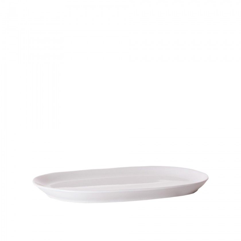Travessa Porcelana Branca 40.5X24.5cm