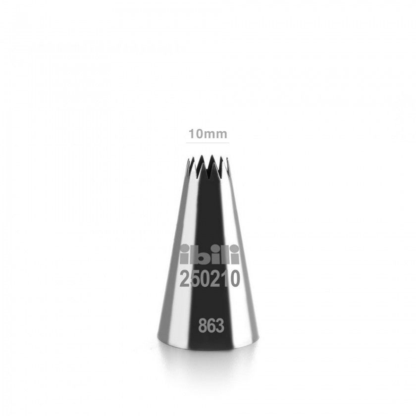 Boquilha Inox Ibili Estrela Multiponta Boquilha Inox Ibili Estrela Multiponta