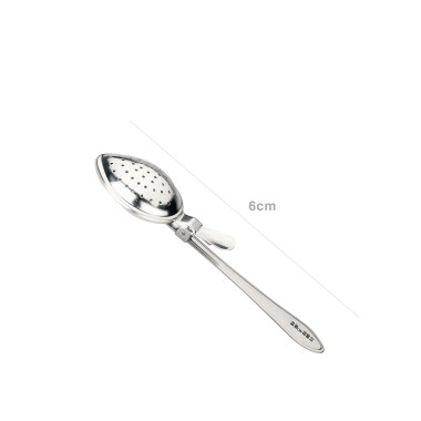 Colher Infusora Chá Inox 6cm