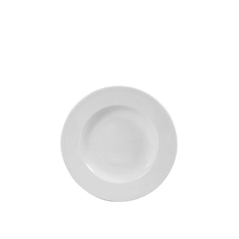 Prato Fundo Porcelana Perla Branco 23.3X3.1cm - Image product