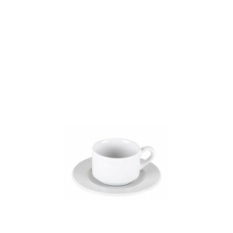 Ch�vena Caf� Porcelana Perla com Pires 9cl 6.5X12cm - Image product