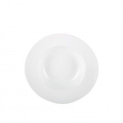 Prato Pasta Porcelana Perla Branco 21X32X7cm