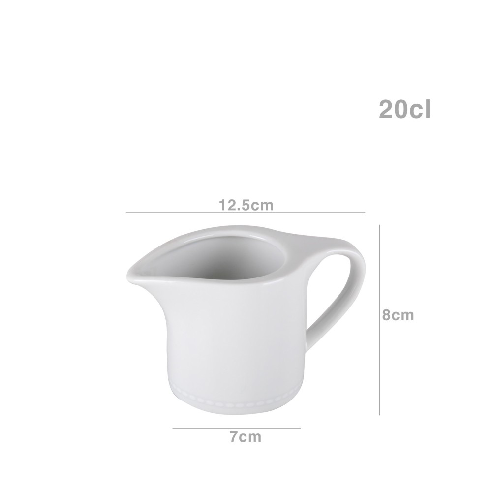 Molheira Porcelana Perla 20cl 12.5X7X8cm