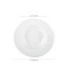 Prato Pasta Porcelana Perla Branco 21X32X7cm Prato Pasta Porcelana Perla Branco 21X32X7cm