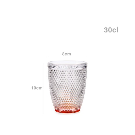 Copo Picotado Special sem P� Ambar 30cl 8X10cm Pack 6 - Image product