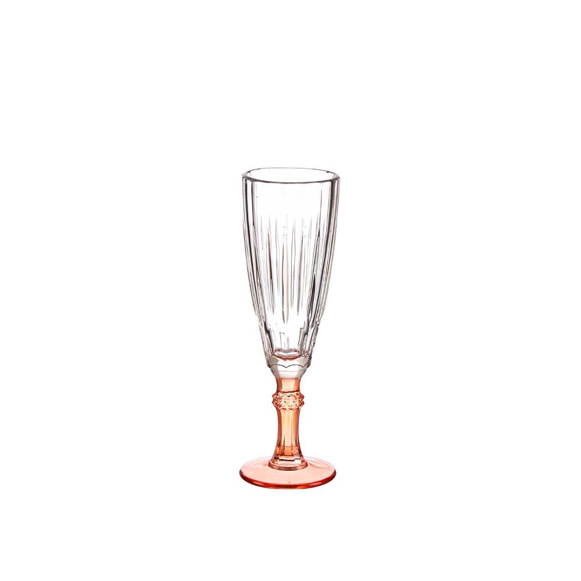 Copo Flute Picotado Exotic com Pé 17cl Pack 6
