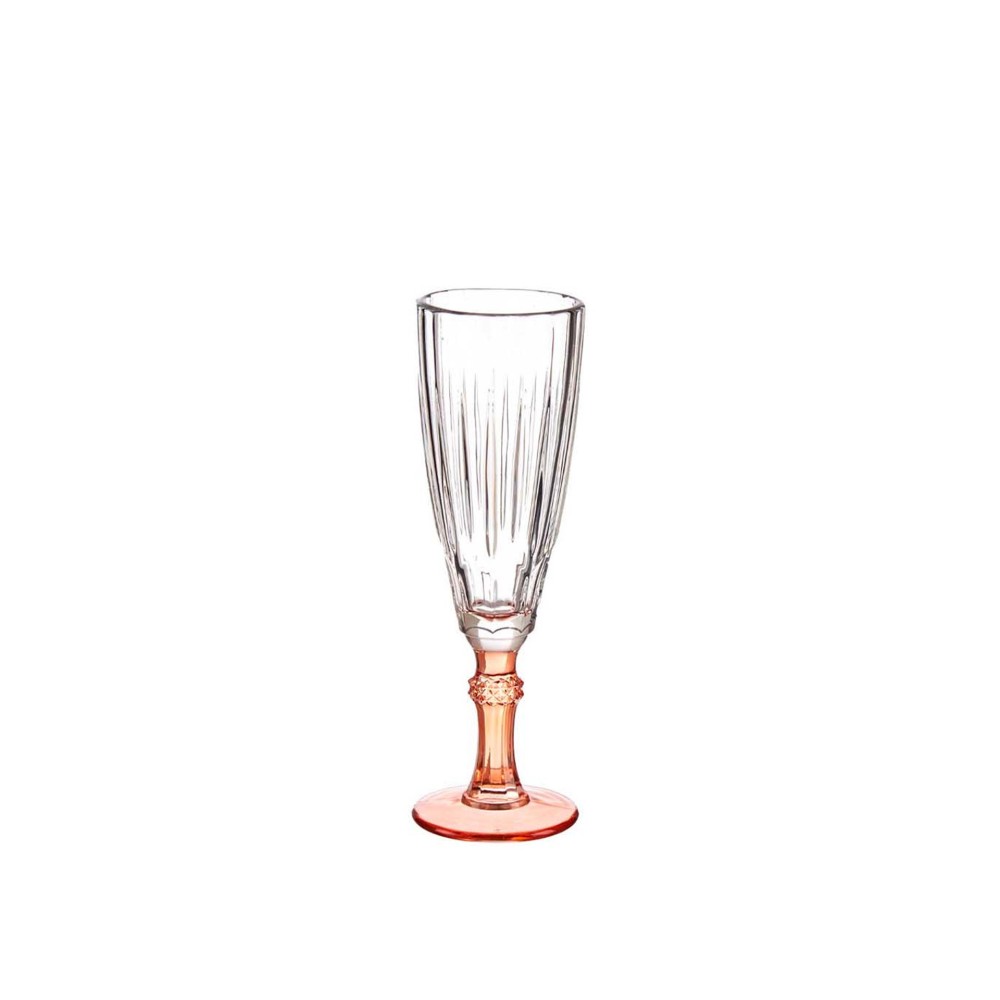 Copo Flute Picotado Exotic com Pé 17cl Pack 6