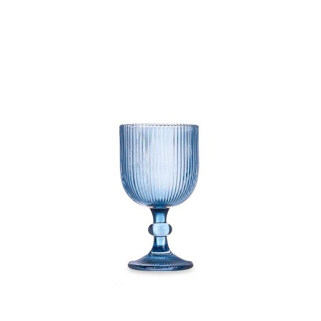 Copo com Pé Agata Azul 26cl Pack 6 - Image product