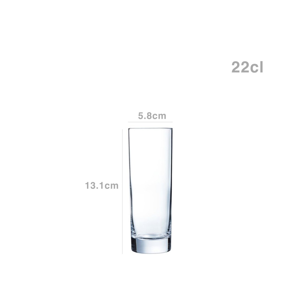 Copo sem P� Islande Tubo 22cl Pack 6
