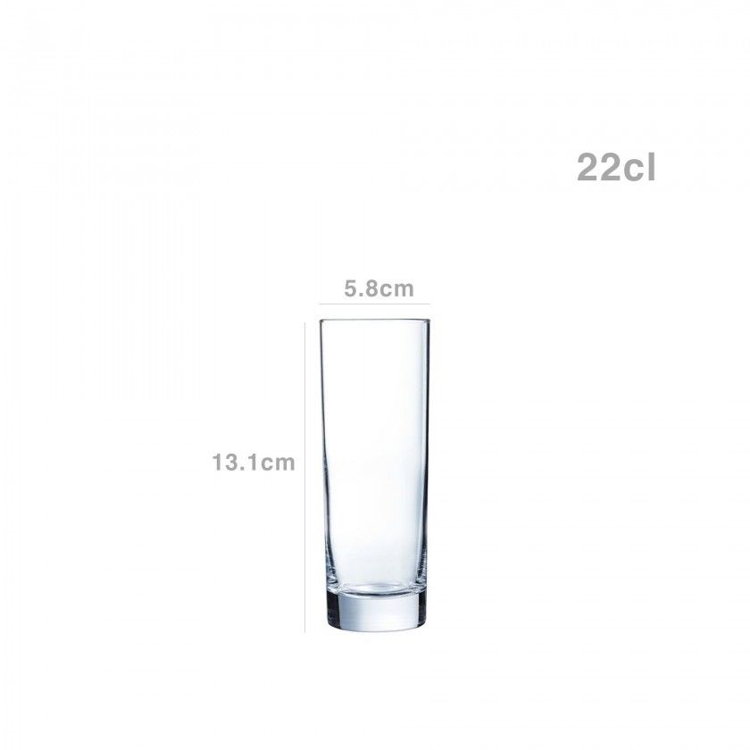 Copo sem P Islande Tubo 22cl Pack 6